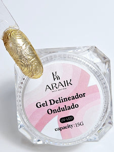 Gel delineador ondulado